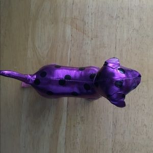 Victoria Secret Purple Metallic Polka Dot Dog.
